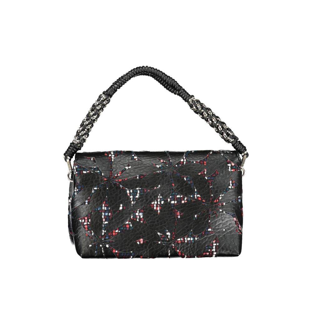Desigual Black Polyethylene Handbag - Hilstor