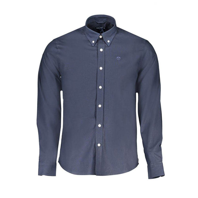 North Sails Blue Cotton Shirt - Hilstor