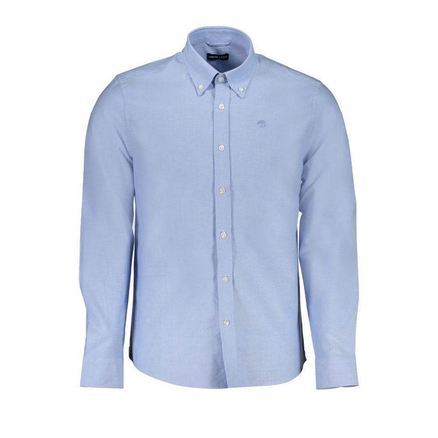 North Sails Light Blue Cotton Men Shirt - Hilstor