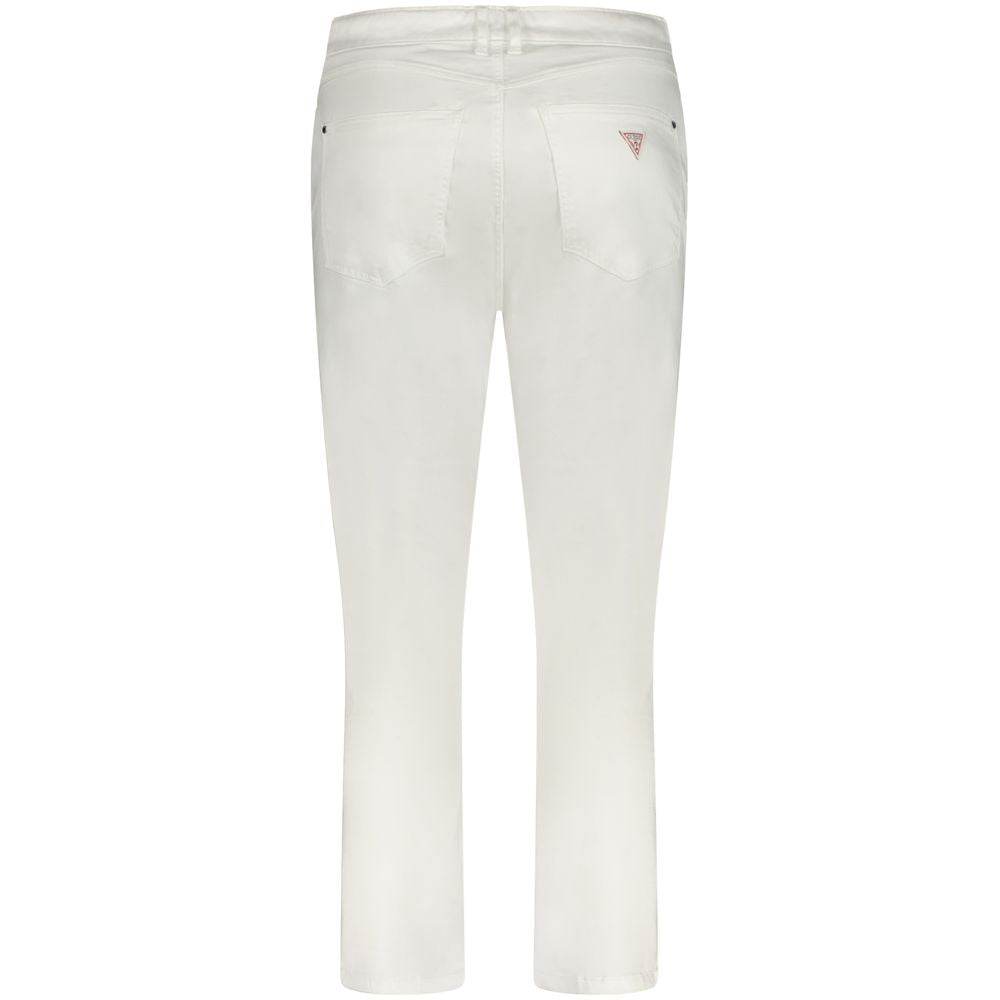 Guess Jeans White Cotton Women Skinny Jean - Hilstor