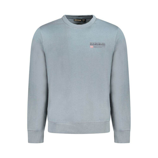 Napapijri Gray Cotton Men Sweater - Hilstor