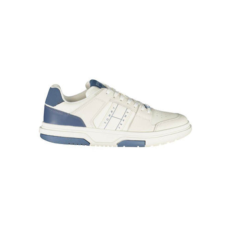 Tommy Hilfiger White Leather Men Sneaker - Hilstor