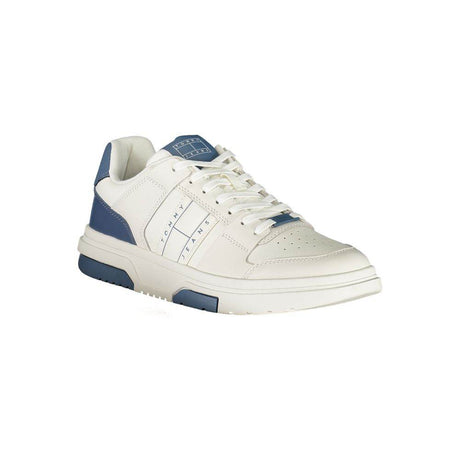 Tommy Hilfiger White Leather Men Sneaker - Hilstor