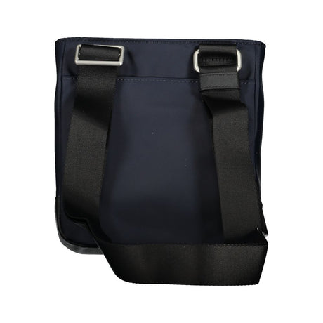 Tommy Hilfiger elegant blå skuldertaske med kontrasterende detaljer