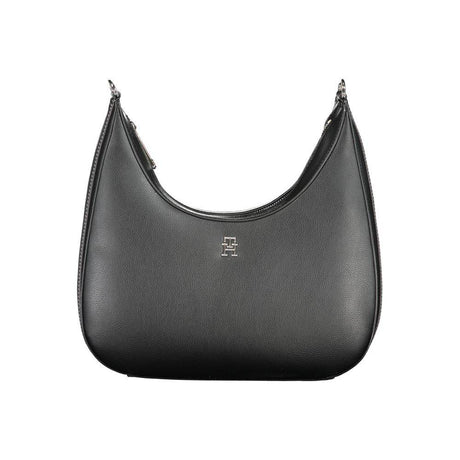 Tommy Hilfiger Black Polyester Handbag - Hilstor