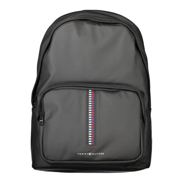Tommy Hilfiger Black Polyethylene Men Backpack - Hilstor