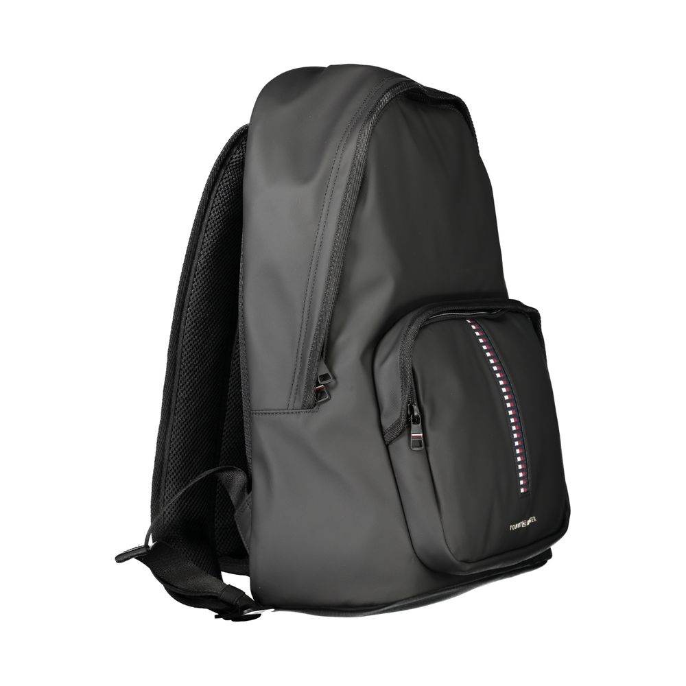 Tommy Hilfiger Black Polyethylene Men Backpack - Hilstor