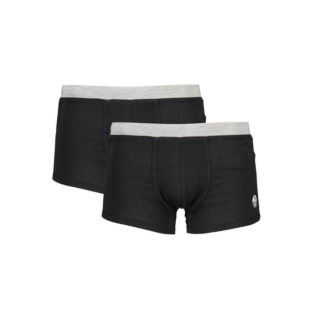North Sails Black Cotton Underwear - Hilstor