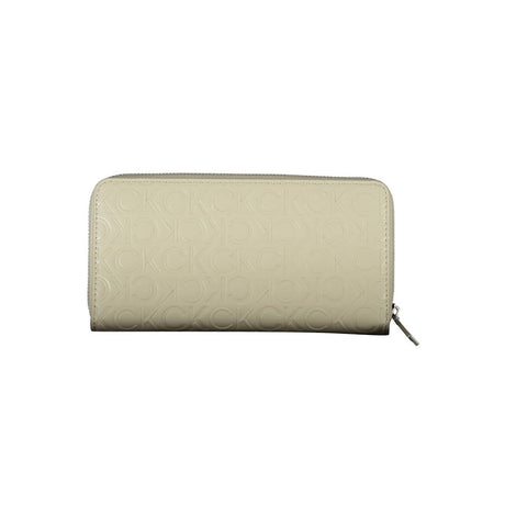 Calvin Klein beige polyethylen tegnebog til kvinder