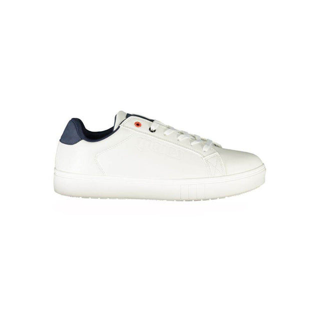 Mares White Polyester Sneaker - Hilstor