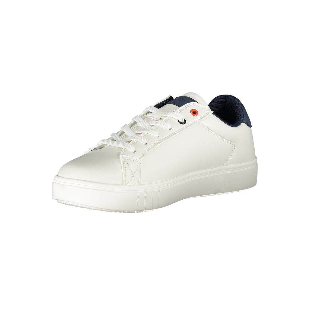 Mares White Polyester Sneaker - Hilstor