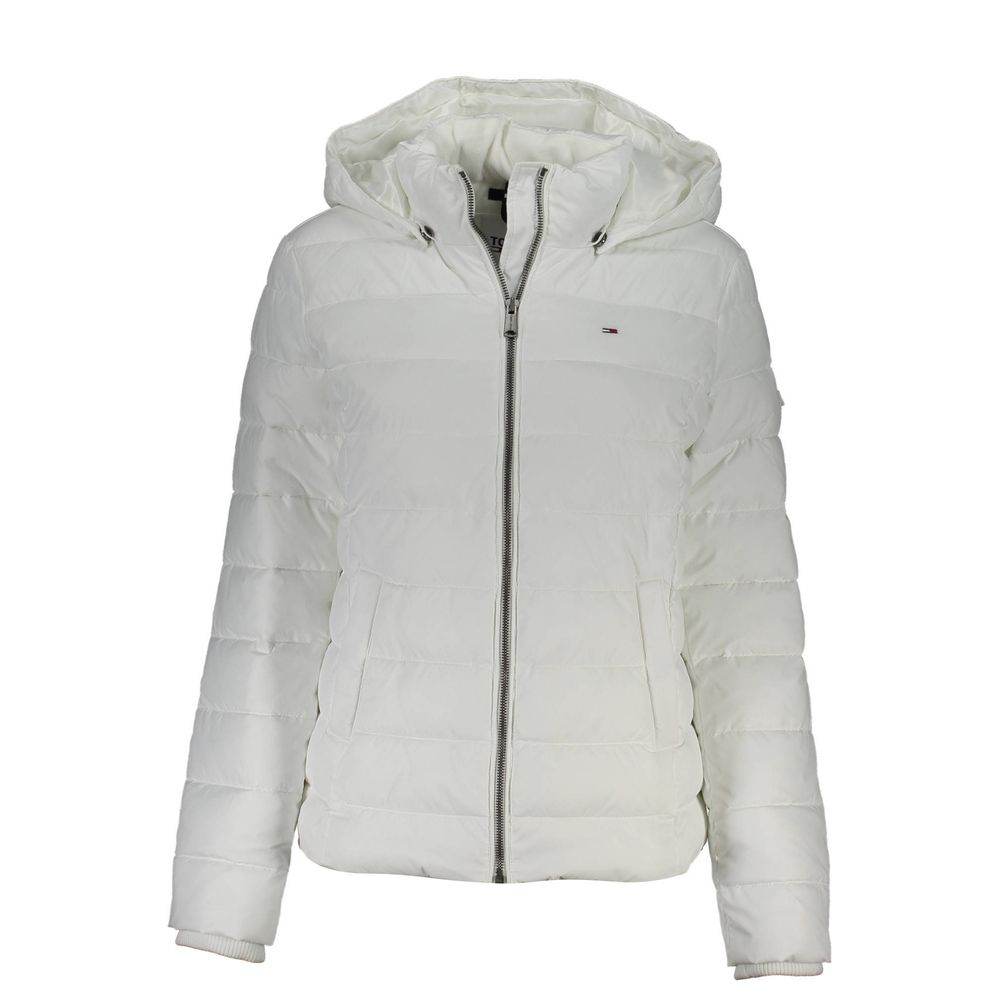 Tommy Hilfiger White Polyester Women Jacket - Hilstor