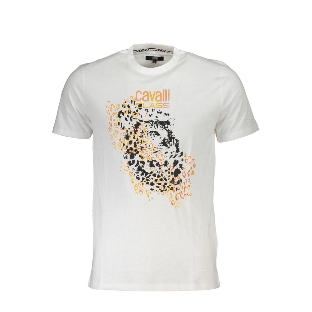 Cavalli klasse hvid bomuld T-shirt