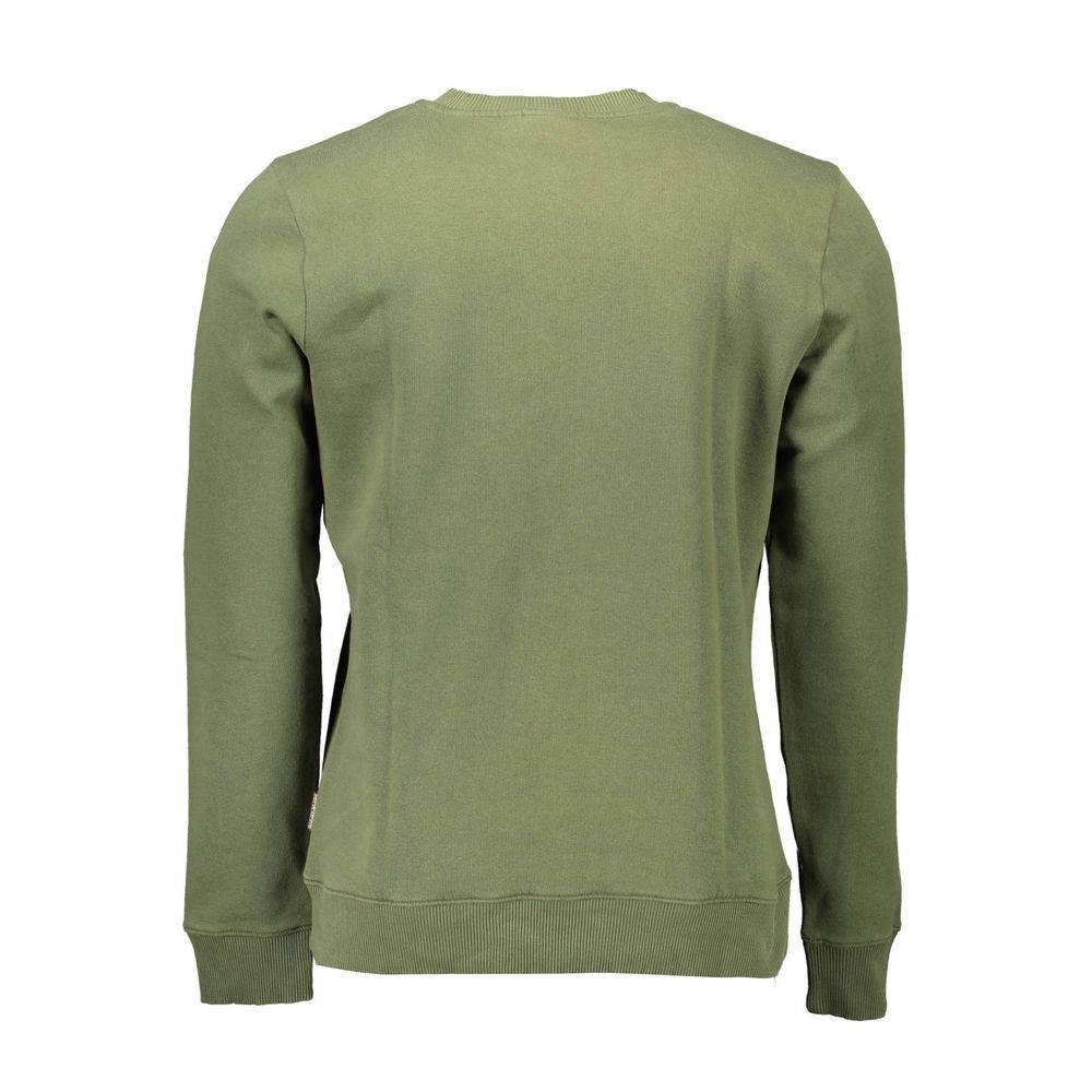 Napapijri Green Cotton Men Sweater - Hilstor