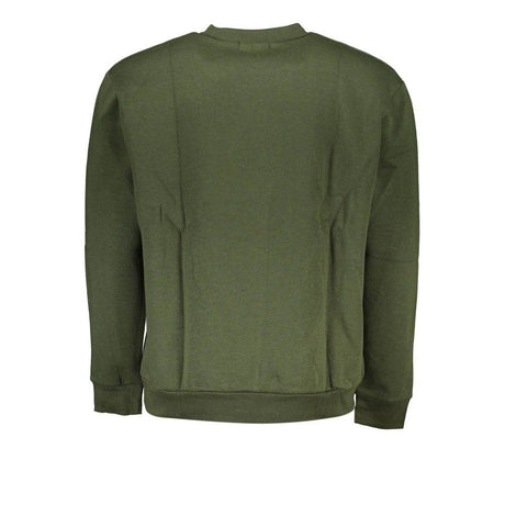 Cavalli Class Green Cotton Men Sweater - Hilstor