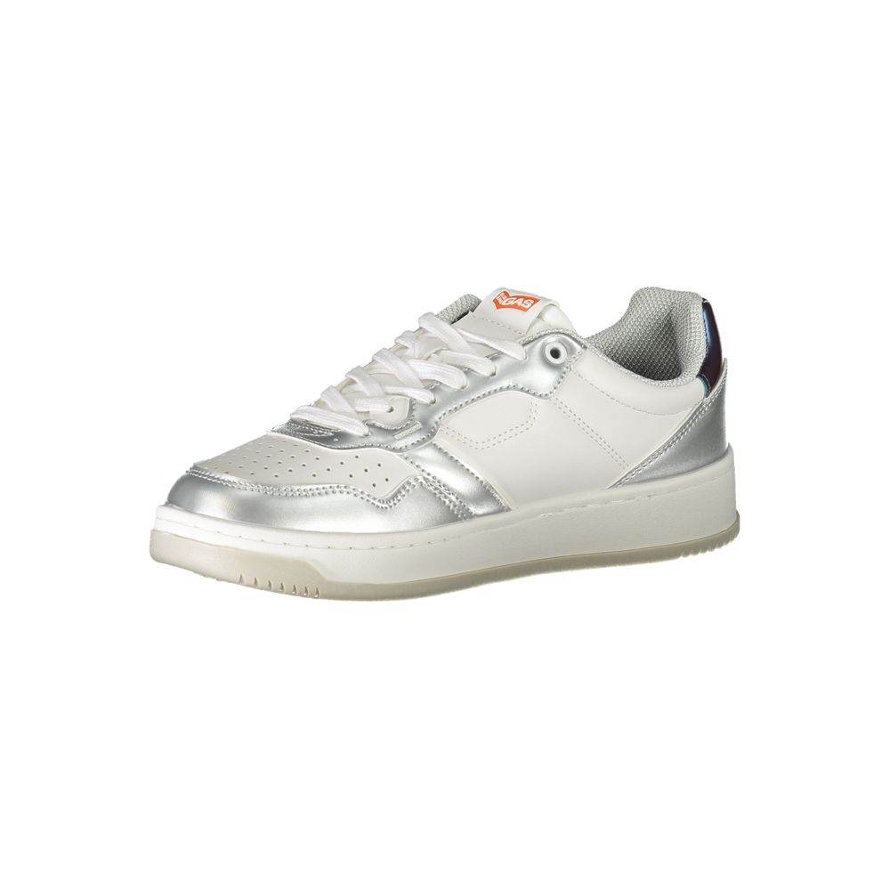 Gas White Polyester Sneaker - Hilstor
