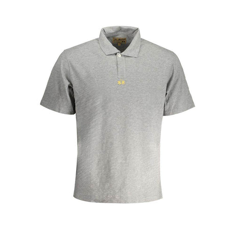 La Martina Brown Cotton Men Polo Shirt - Hilstor
