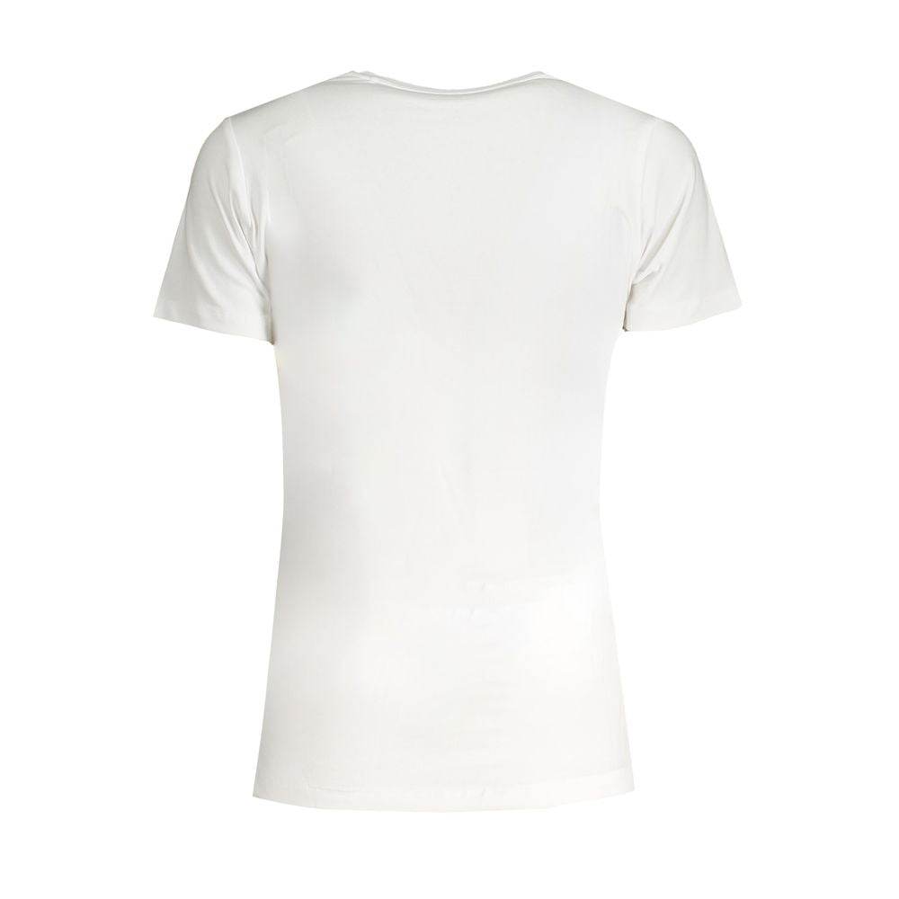 Pepe Jeans White Cotton Tops & T-Shirt - Hilstor