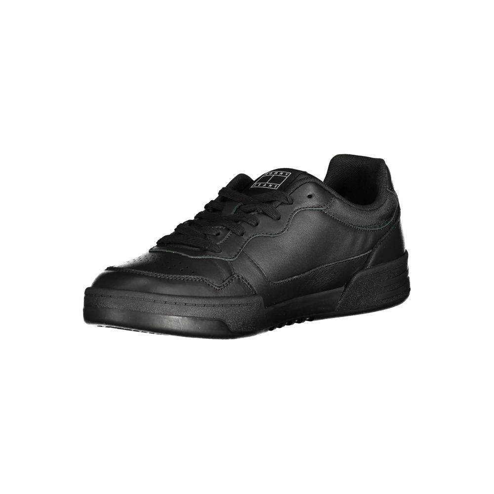 Tommy Hilfiger Black Polyethylene Men Sneaker - Hilstor
