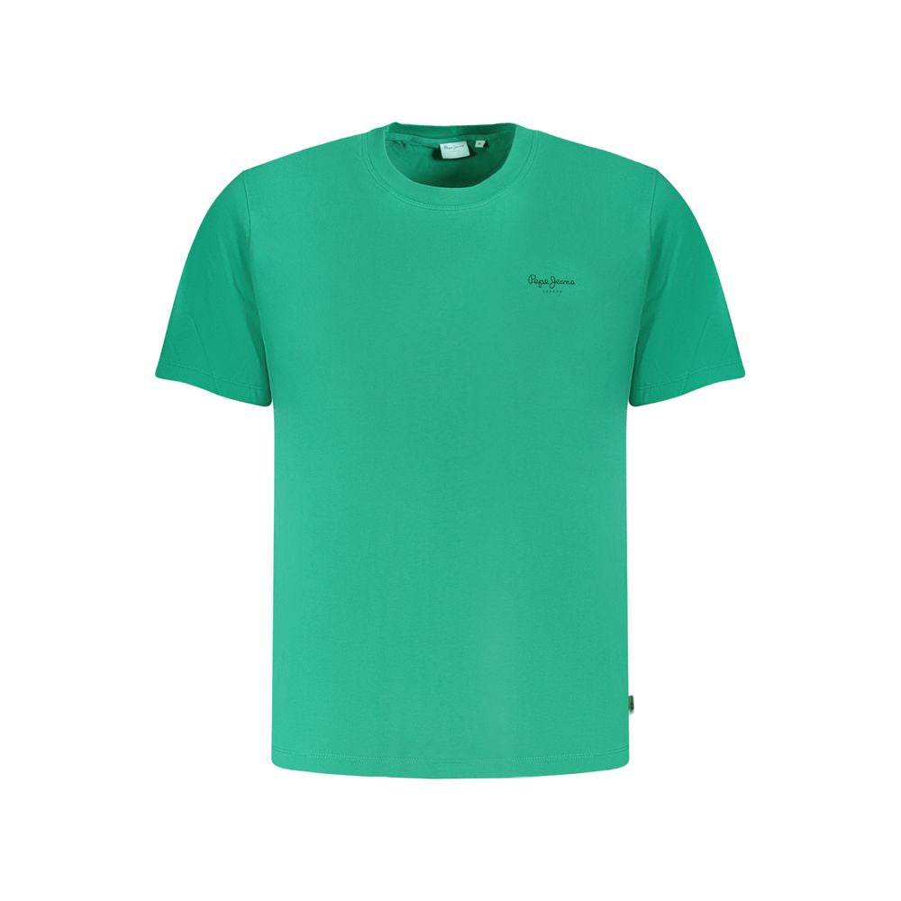 Pepe Jeans Green Cotton T-Shirt - Hilstor