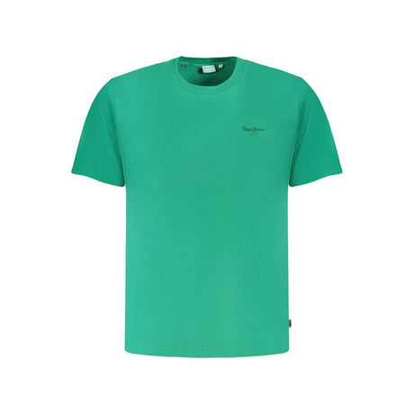 Pepe Jeans Green Cotton T-Shirt - Hilstor