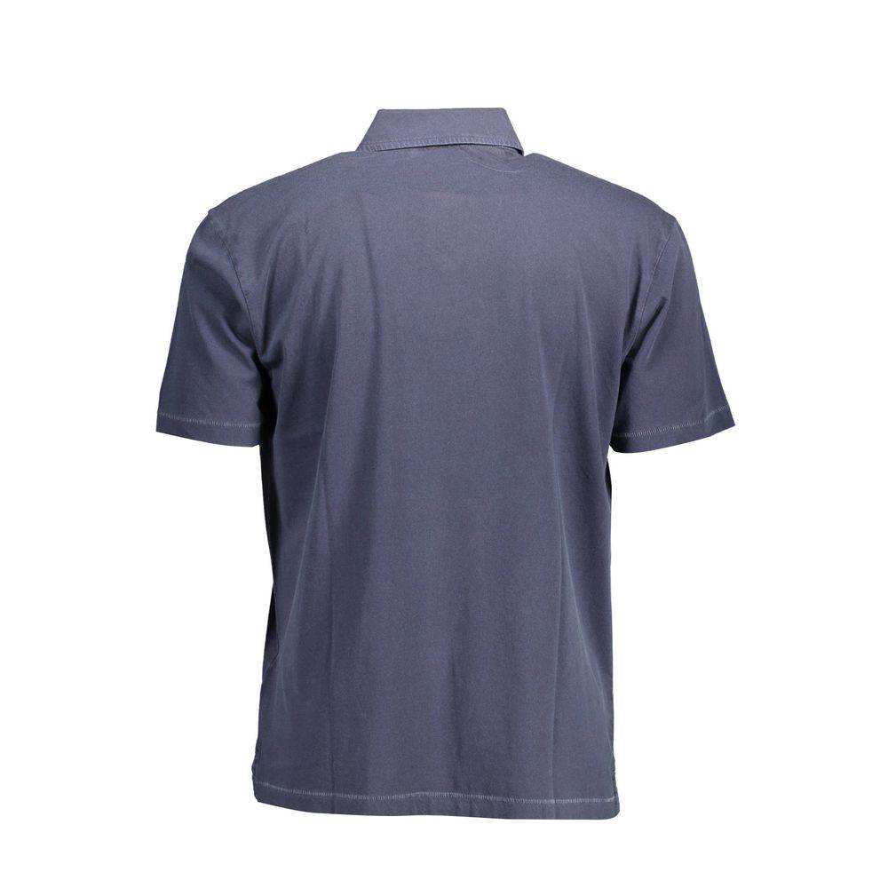Gant Blue Cotton Men Polo Shirt - Hilstor