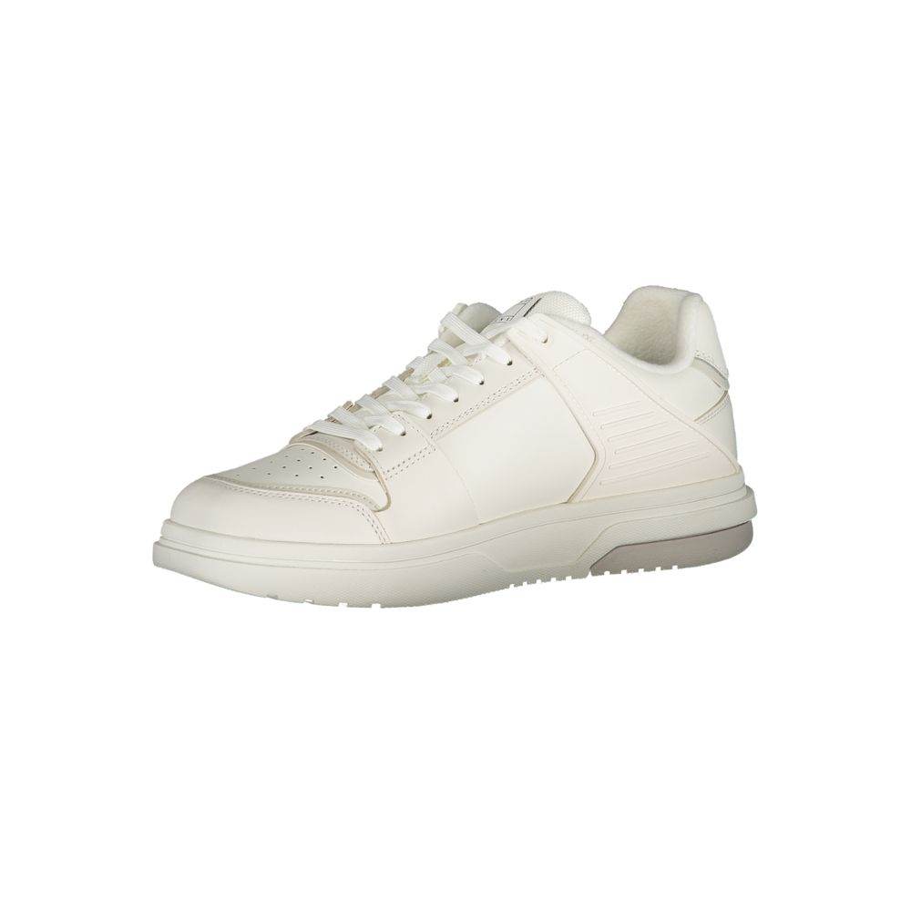 Tommy Hilfiger White Leather Men Sneaker - Hilstor
