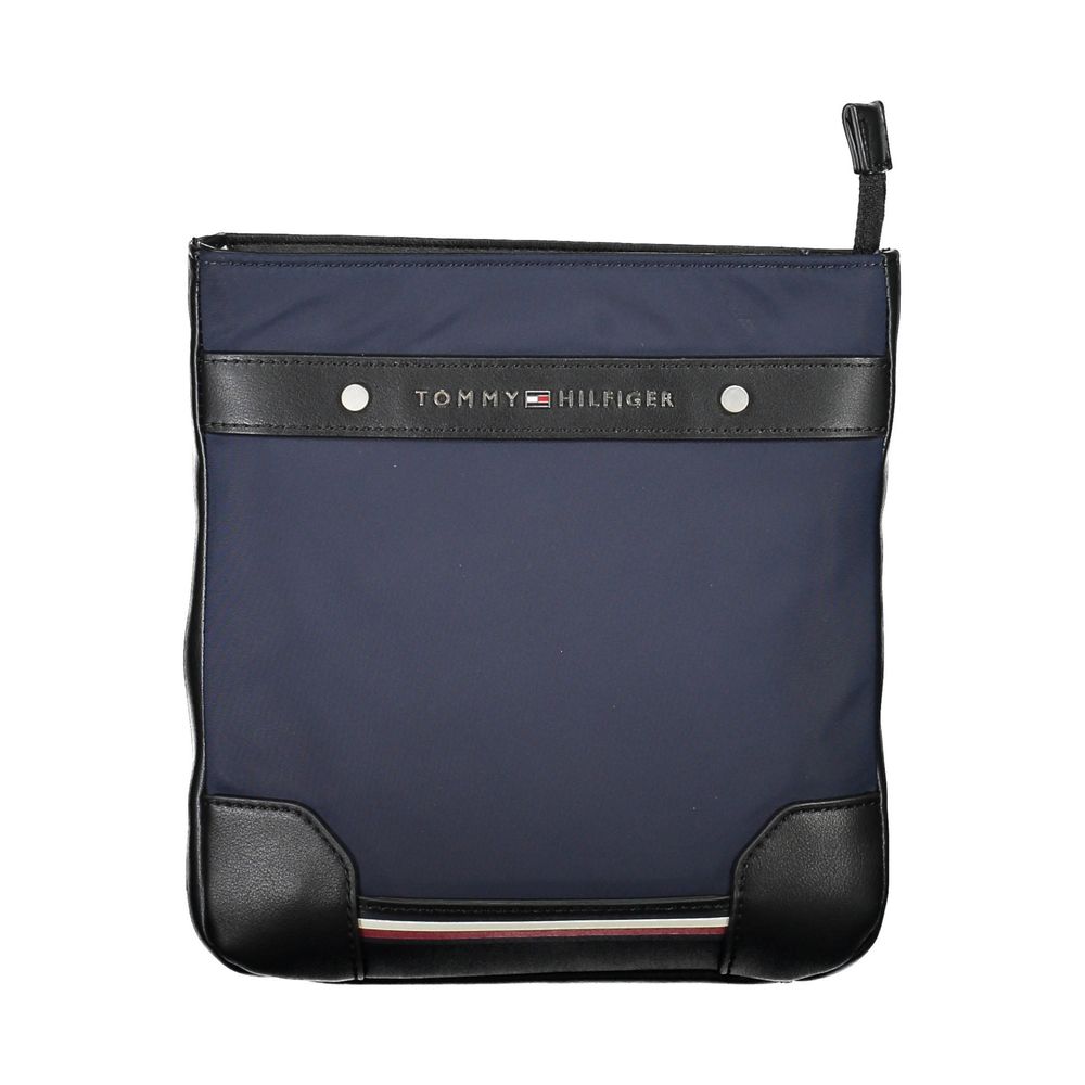 Tommy Hilfiger blå polyester skuldertaske til mænd