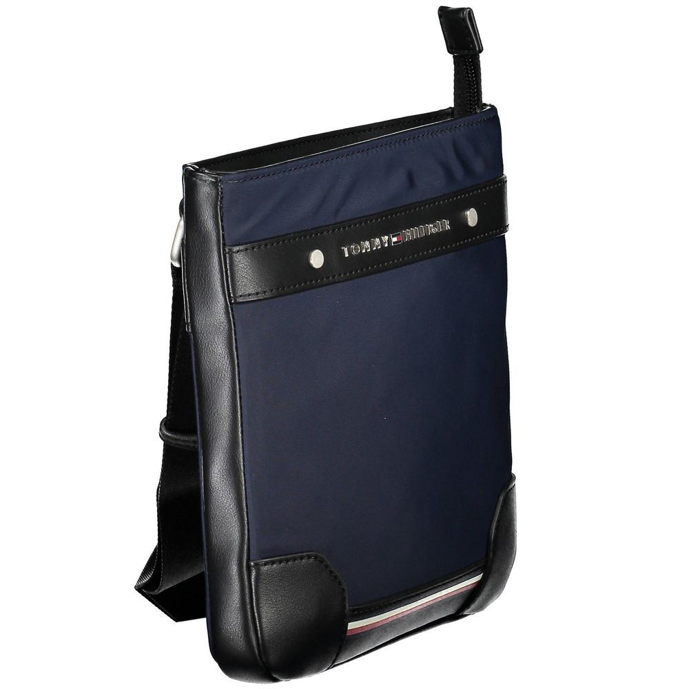 Tommy Hilfiger blå polyester skuldertaske til mænd