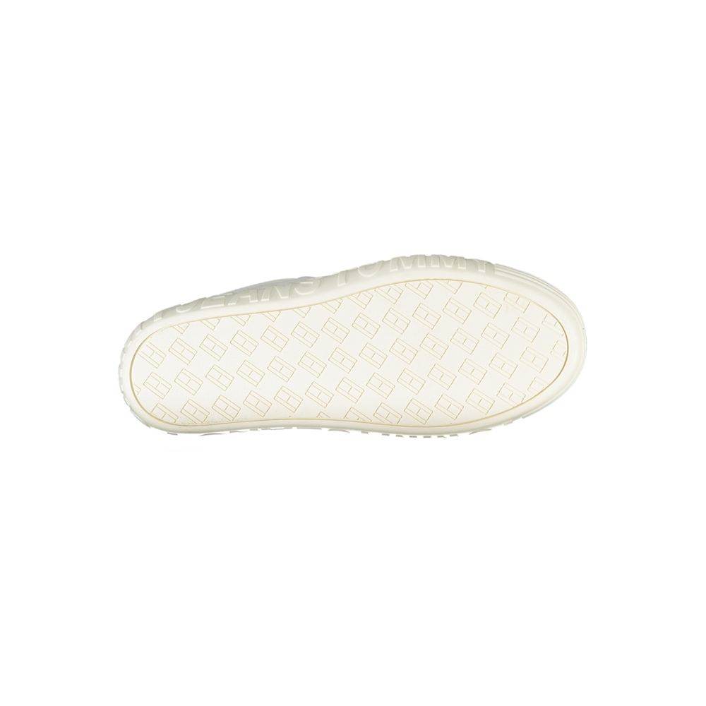 Tommy Hilfiger White Leather Women Sneaker - Hilstor