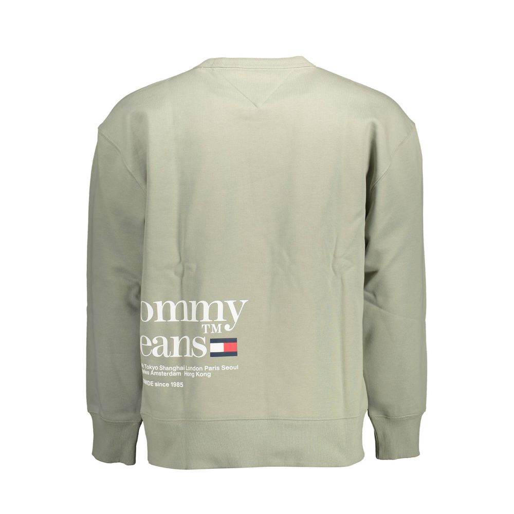 Tommy Hilfiger Green Cotton Men Sweater - Hilstor