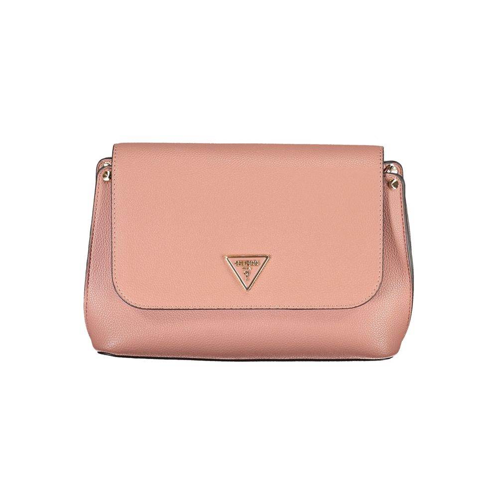 Guess Jeans Pink Polyethylene Handbag - Hilstor