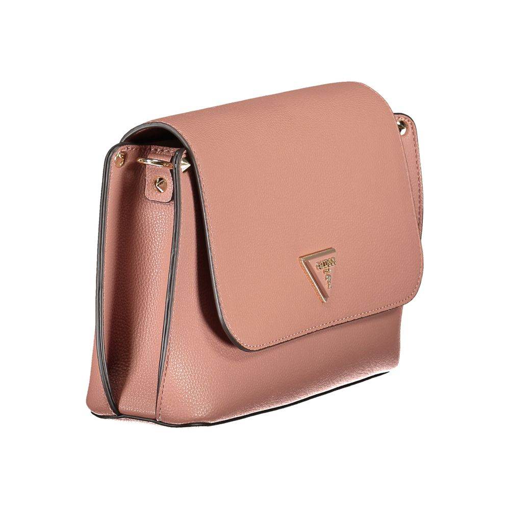 Guess Jeans Pink Polyethylene Handbag - Hilstor