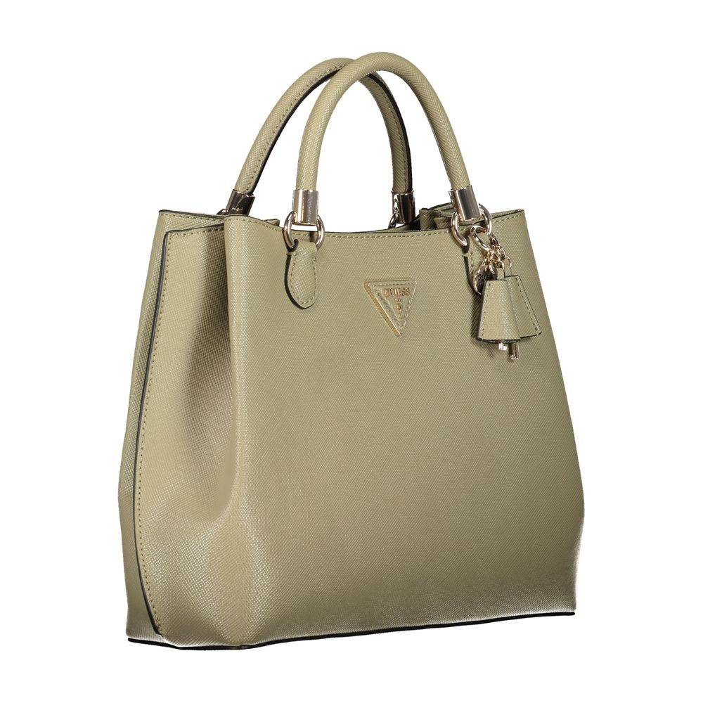 Guess Jeans Green Polyethylene Handbag - Hilstor