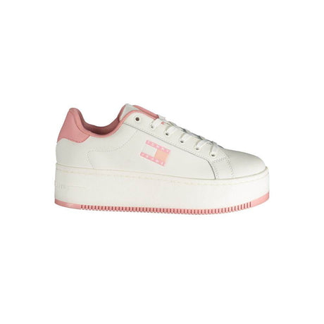 Tommy Hilfiger Pink Polyester Sneaker - Hilstor