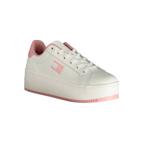 Tommy Hilfiger Pink Polyester Sneaker - Hilstor
