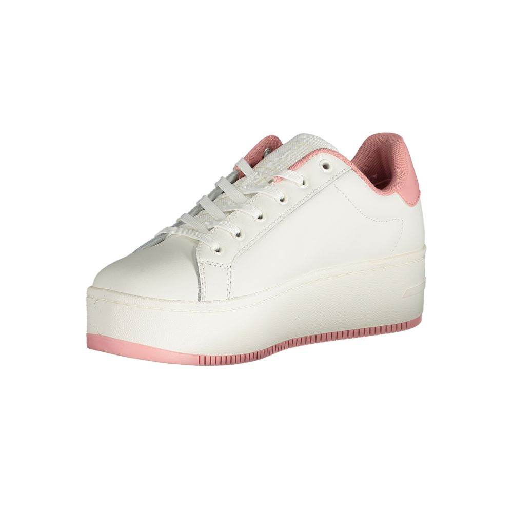 Tommy Hilfiger Pink Polyester Sneaker - Hilstor