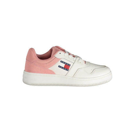 Tommy Hilfiger Pink Polyester Sneaker - Hilstor