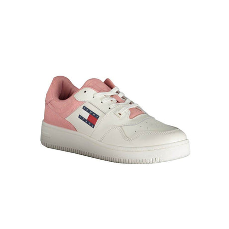 Tommy Hilfiger Pink Polyester Sneaker - Hilstor