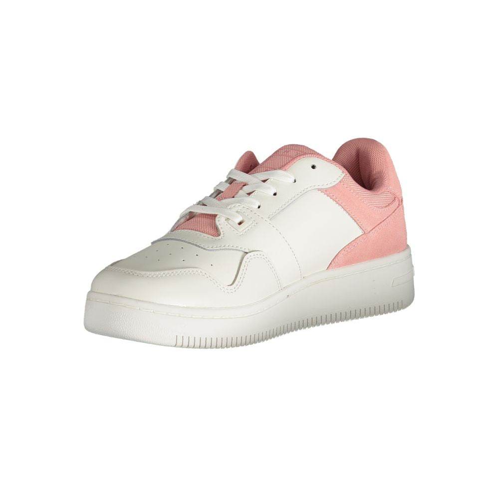 Tommy Hilfiger Pink Polyester Sneaker - Hilstor