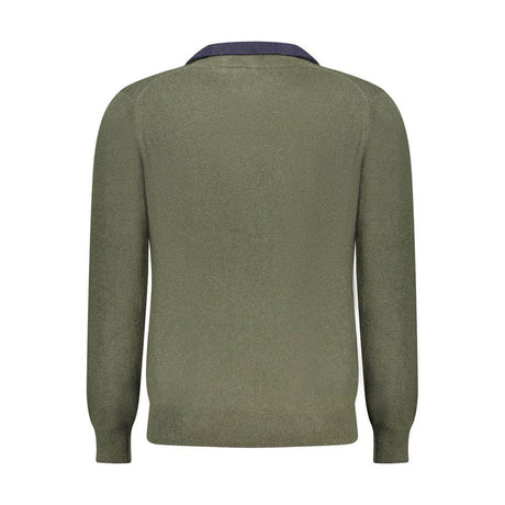 North Sails Green Wool Men Sweater - Hilstor