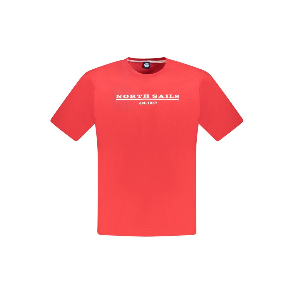 North Sails rød bomuld herre T-shirt
