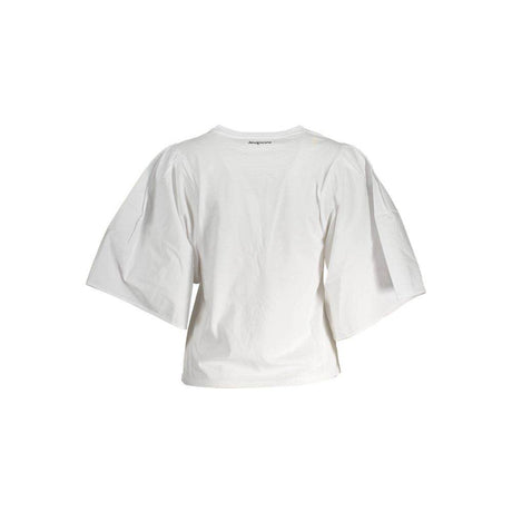 Desigual White Cotton Women Top - Hilstor