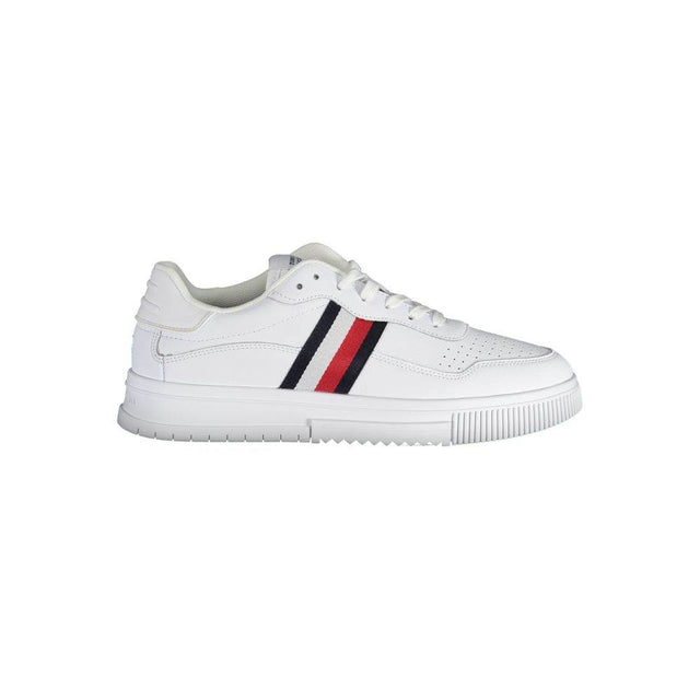 Tommy Hilfiger White Leather Men Sneaker - Hilstor