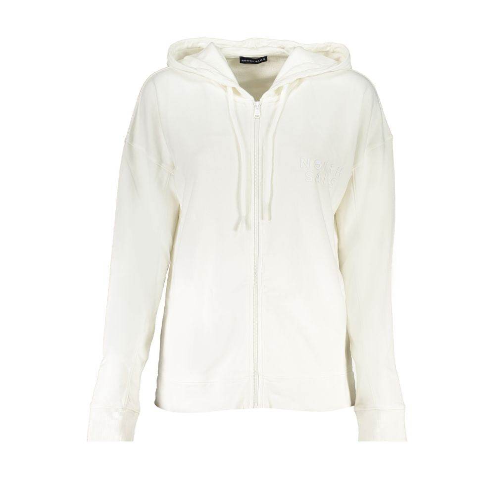 North Sails White Cotton Women Sweater - Hilstor
