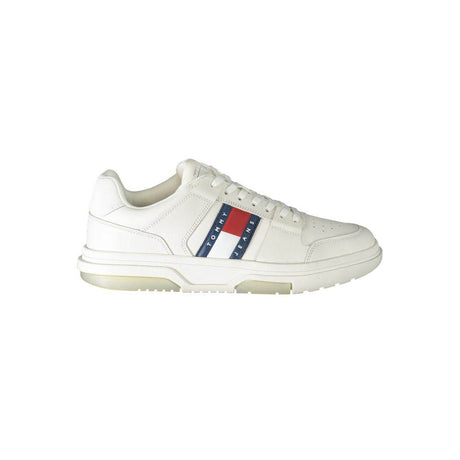 Tommy Hilfiger White Leather Men Sneaker - Hilstor