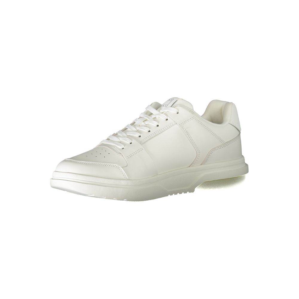 Tommy Hilfiger White Leather Men Sneaker - Hilstor