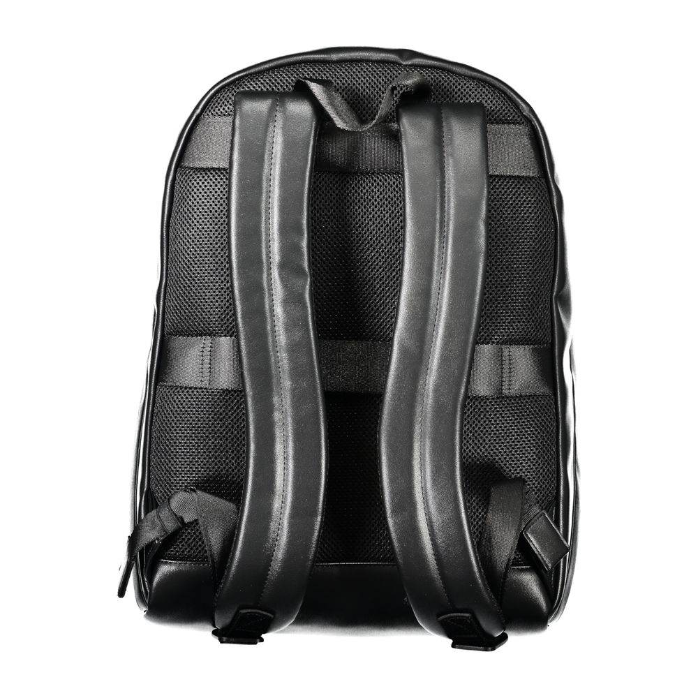 Tommy Hilfiger Black Polyethylene Men Backpack - Hilstor