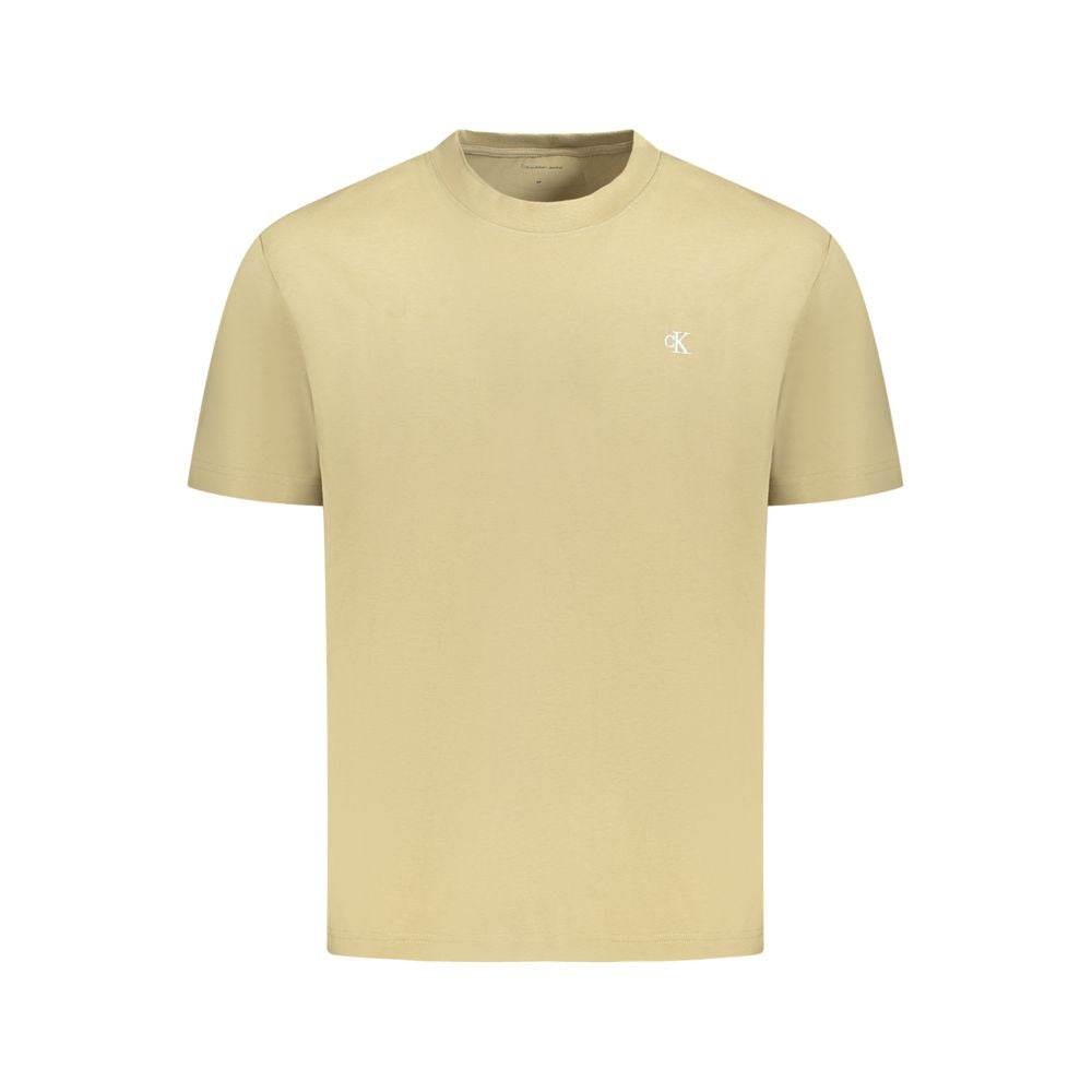 Calvin Klein Green Cotton T-Shirt - Hilstor
