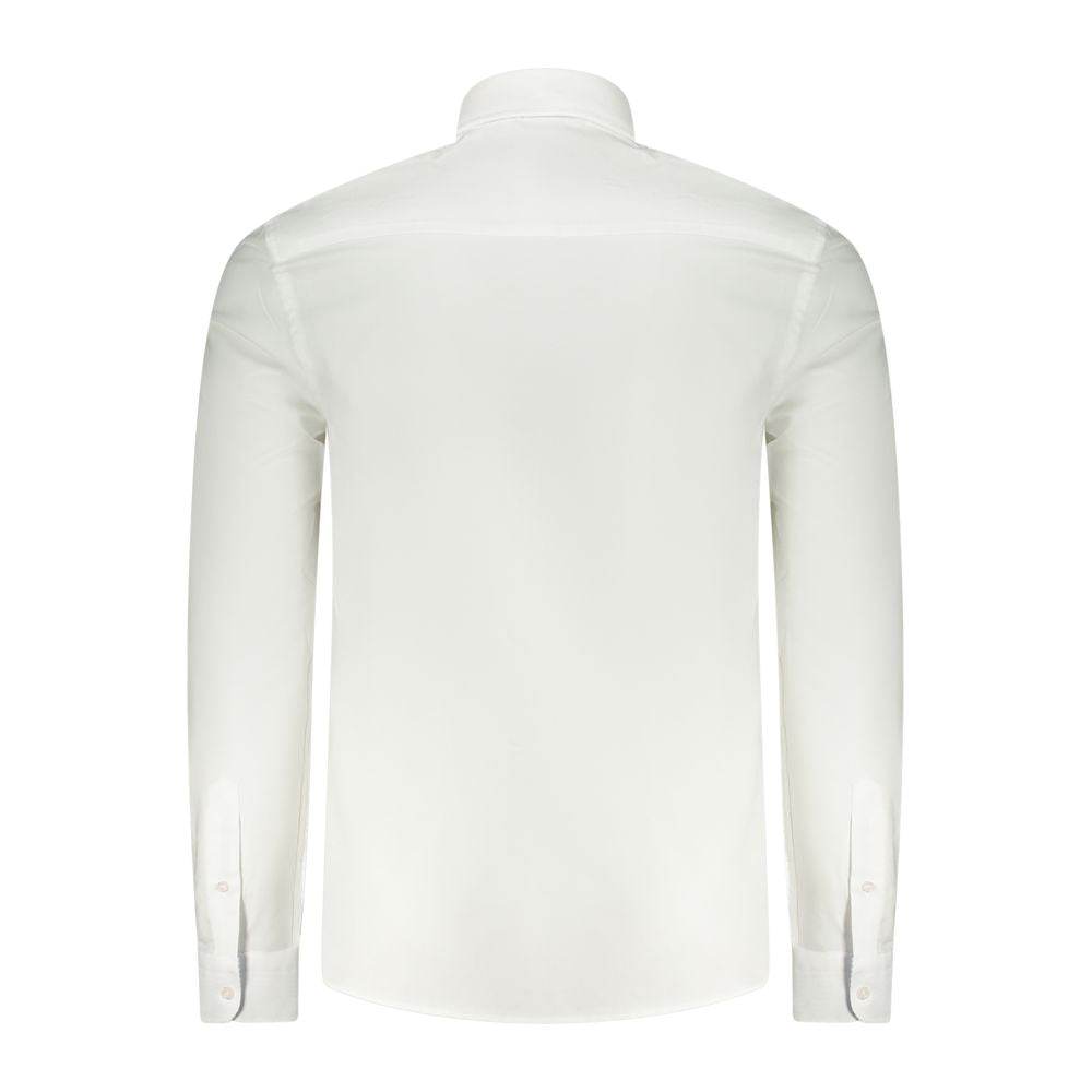 North Sails White Cotton Men Shirt - Hilstor